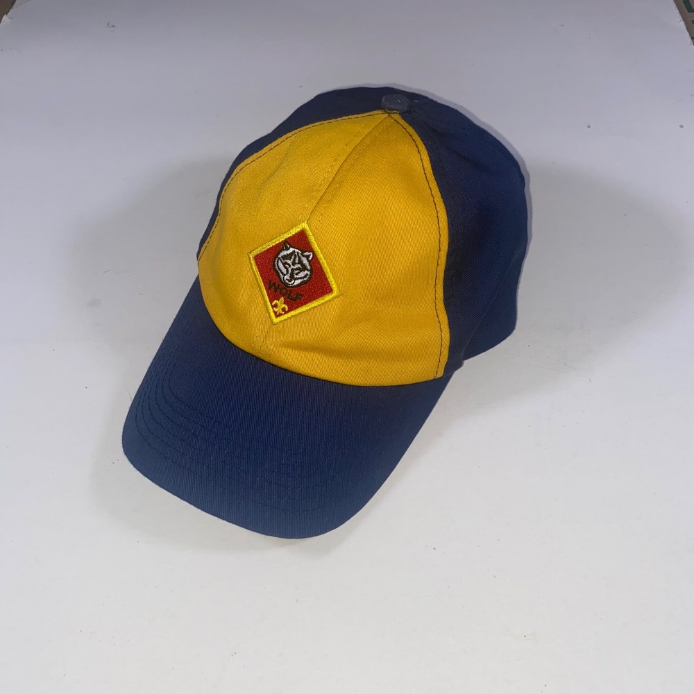 Boy Scouts Cub Scouts‎ Wolf Embroidered Patch Hat Cap Adjustable
